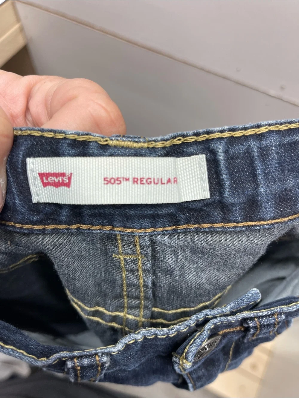 Levi's 505 Kids‎ Medium Blue Straight-Leg Jeans